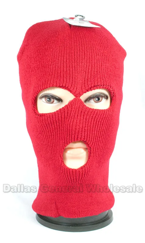 3 Hole Beanie Masks / Balaclava Wholesale