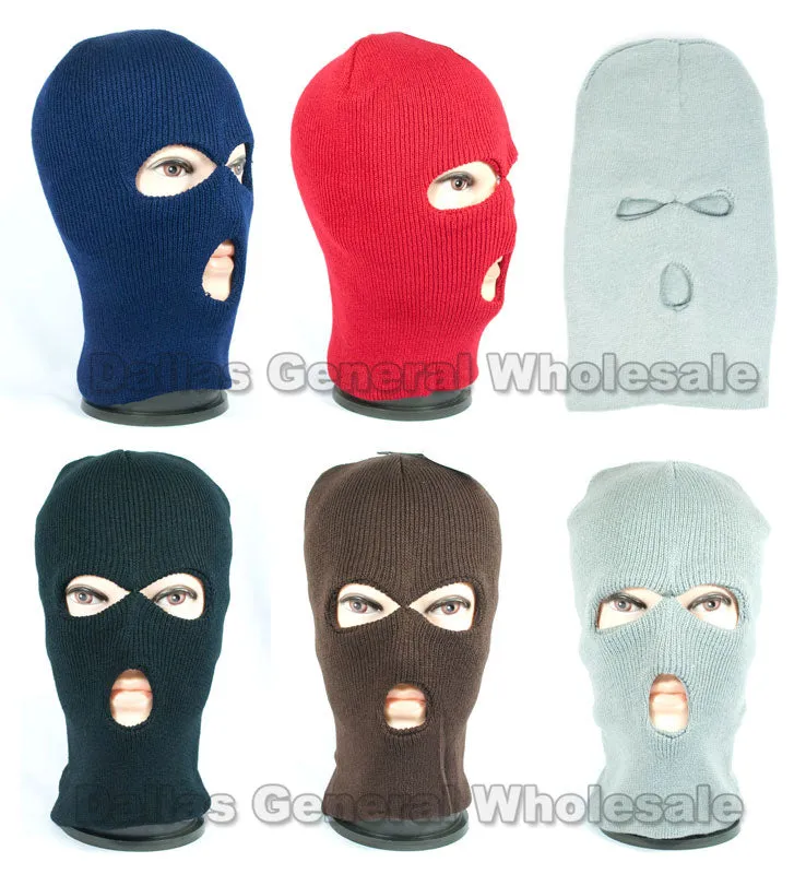 3 Hole Beanie Masks / Balaclava Wholesale
