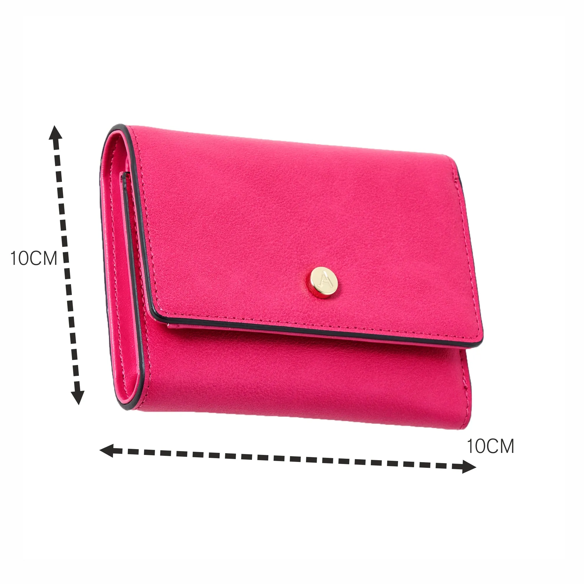 Accessorize London Women's Faux Leather Pink Stella Purse