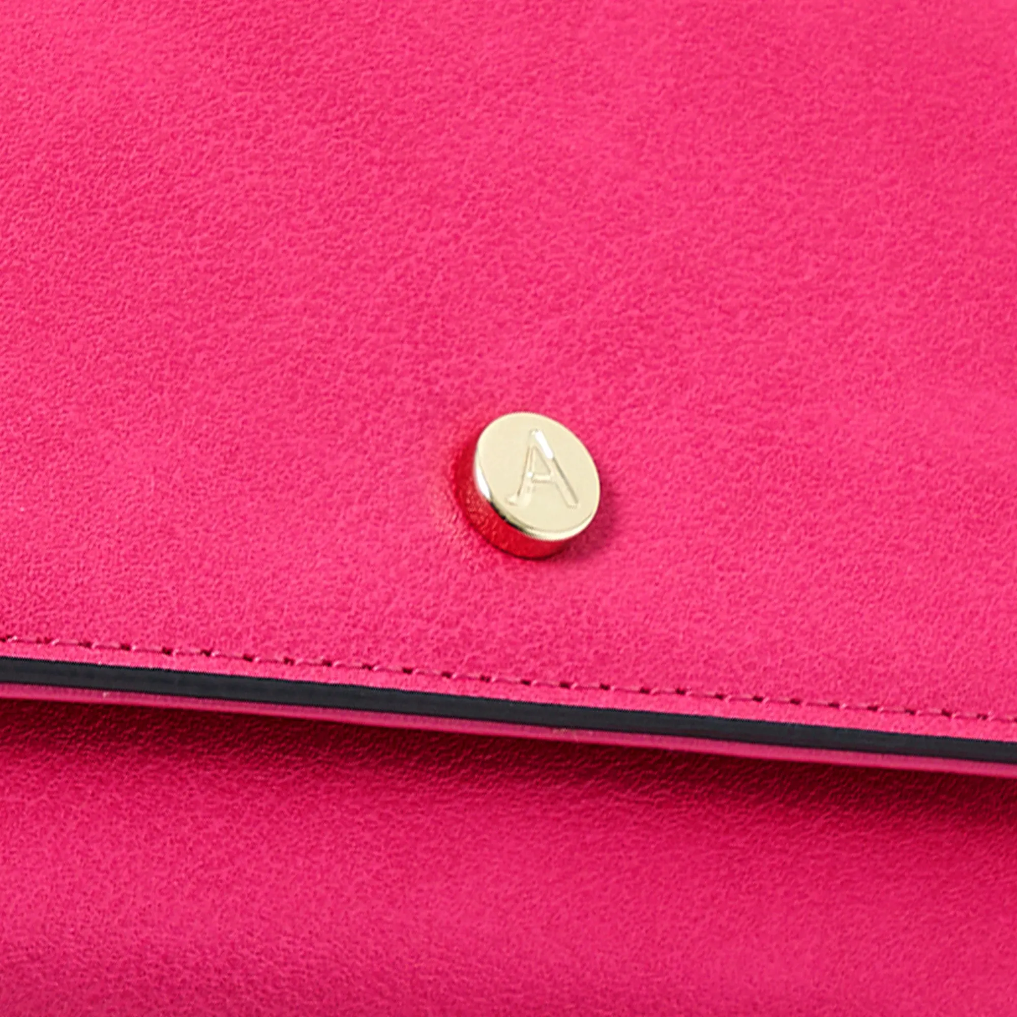 Accessorize London Women's Faux Leather Pink Stella Purse