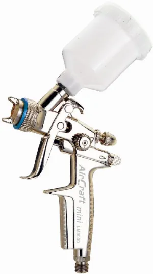 AIRCRAFT SPRAY GUN MINI TYPE 0.8MM W/PLASTIC CUP 125CC TOUCH UP SG LM3000M
