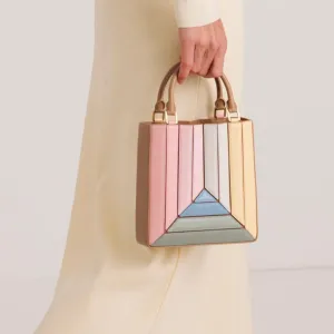 Artsy Chic Pleated Shoulder Handbag