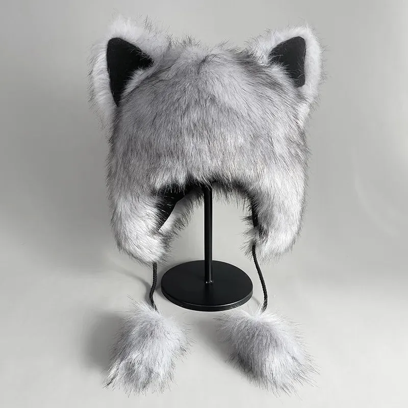 Furry Beast Ear Warmer Hats