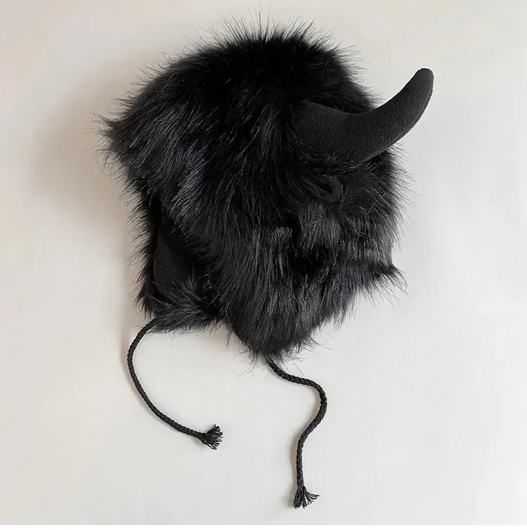 Furry Beast Ear Warmer Hats
