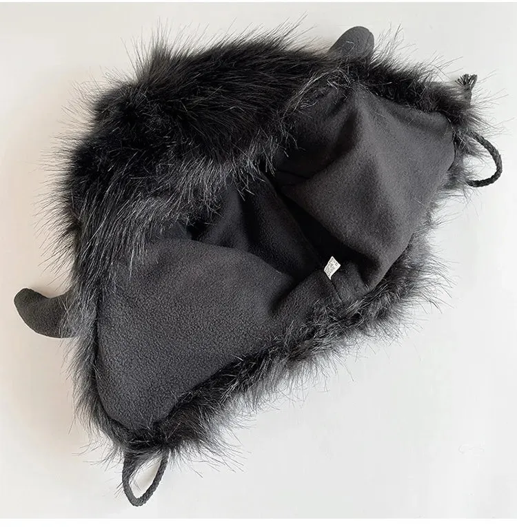 Furry Beast Ear Warmer Hats