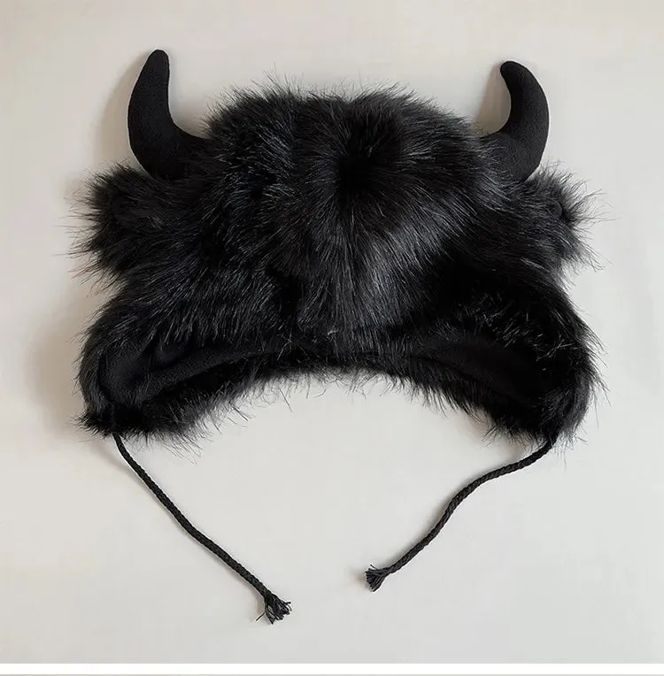 Furry Beast Ear Warmer Hats
