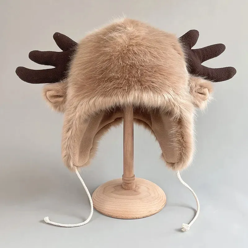 Furry Beast Ear Warmer Hats