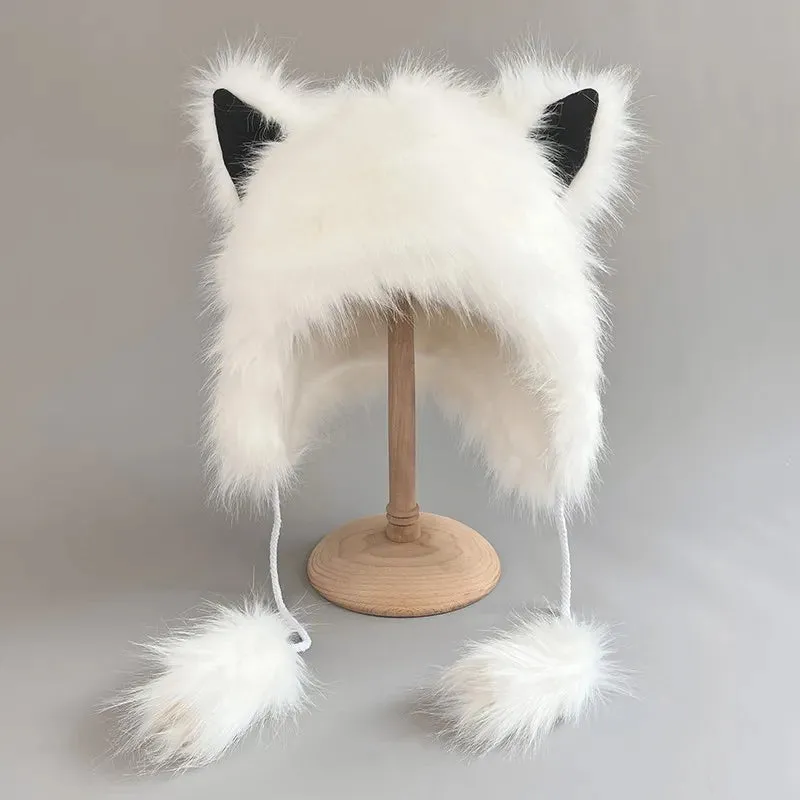 Furry Beast Ear Warmer Hats