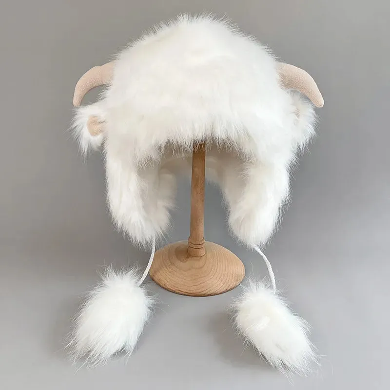 Furry Beast Ear Warmer Hats