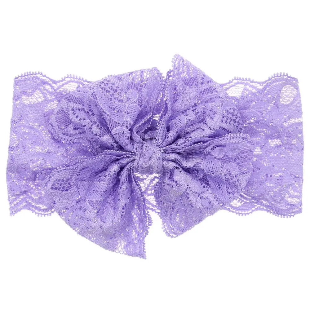 Girls Lace Oversize Bow Headband - ONLY 5 LEFT !!!
