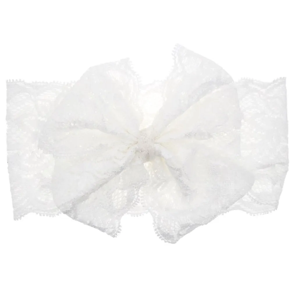 Girls Lace Oversize Bow Headband - ONLY 5 LEFT !!!