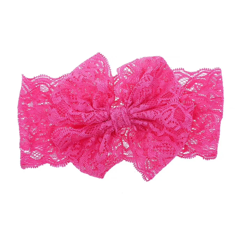 Girls Lace Oversize Bow Headband - ONLY 5 LEFT !!!