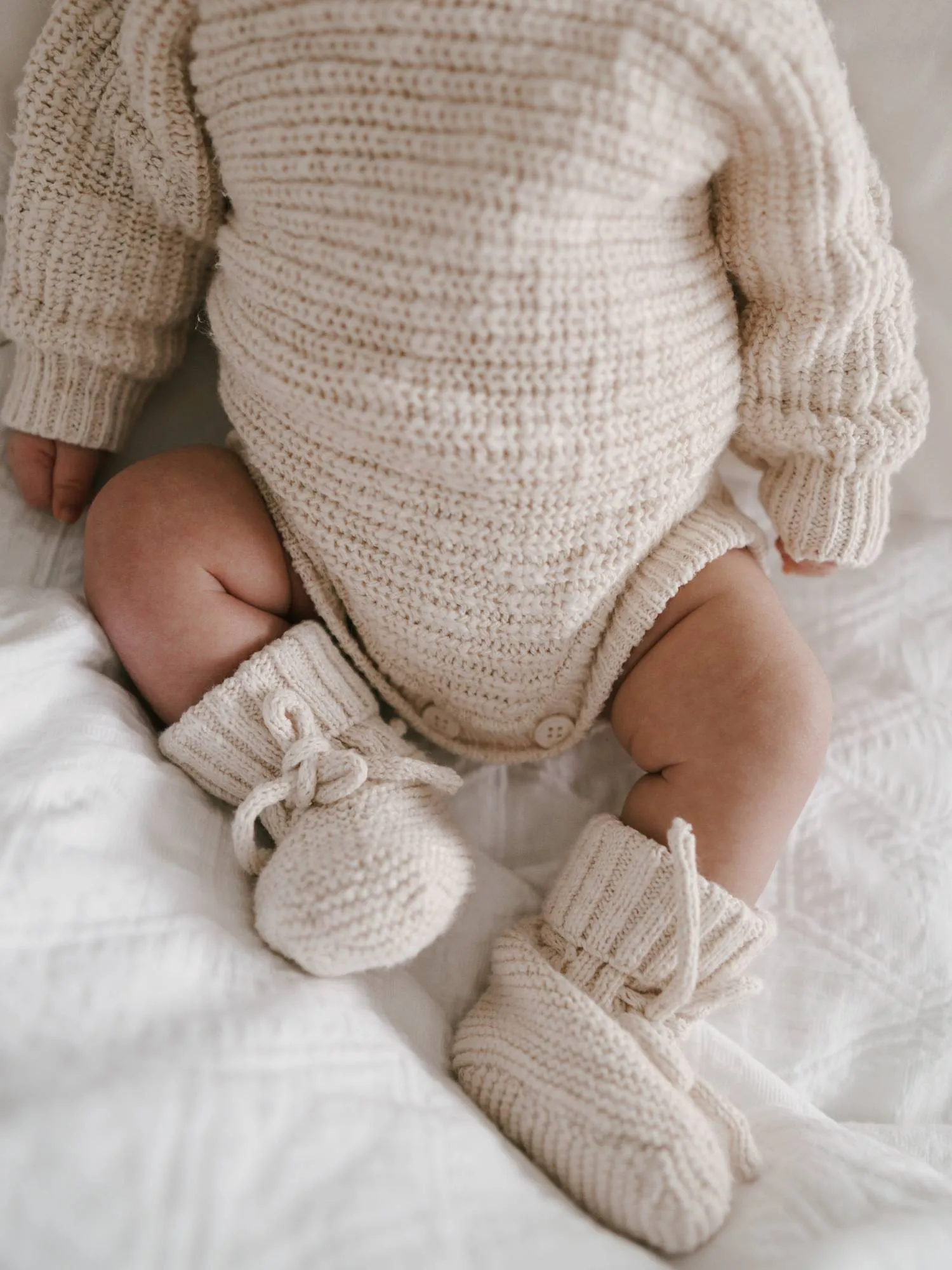 HEIRLOOM ROMPER | TEXTURED HONEY