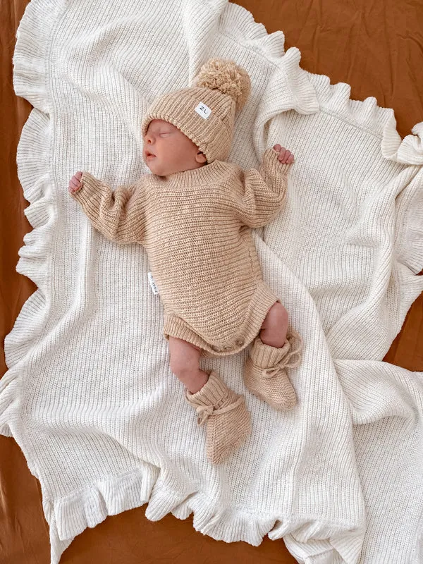 HEIRLOOM ROMPER | WHEAT
