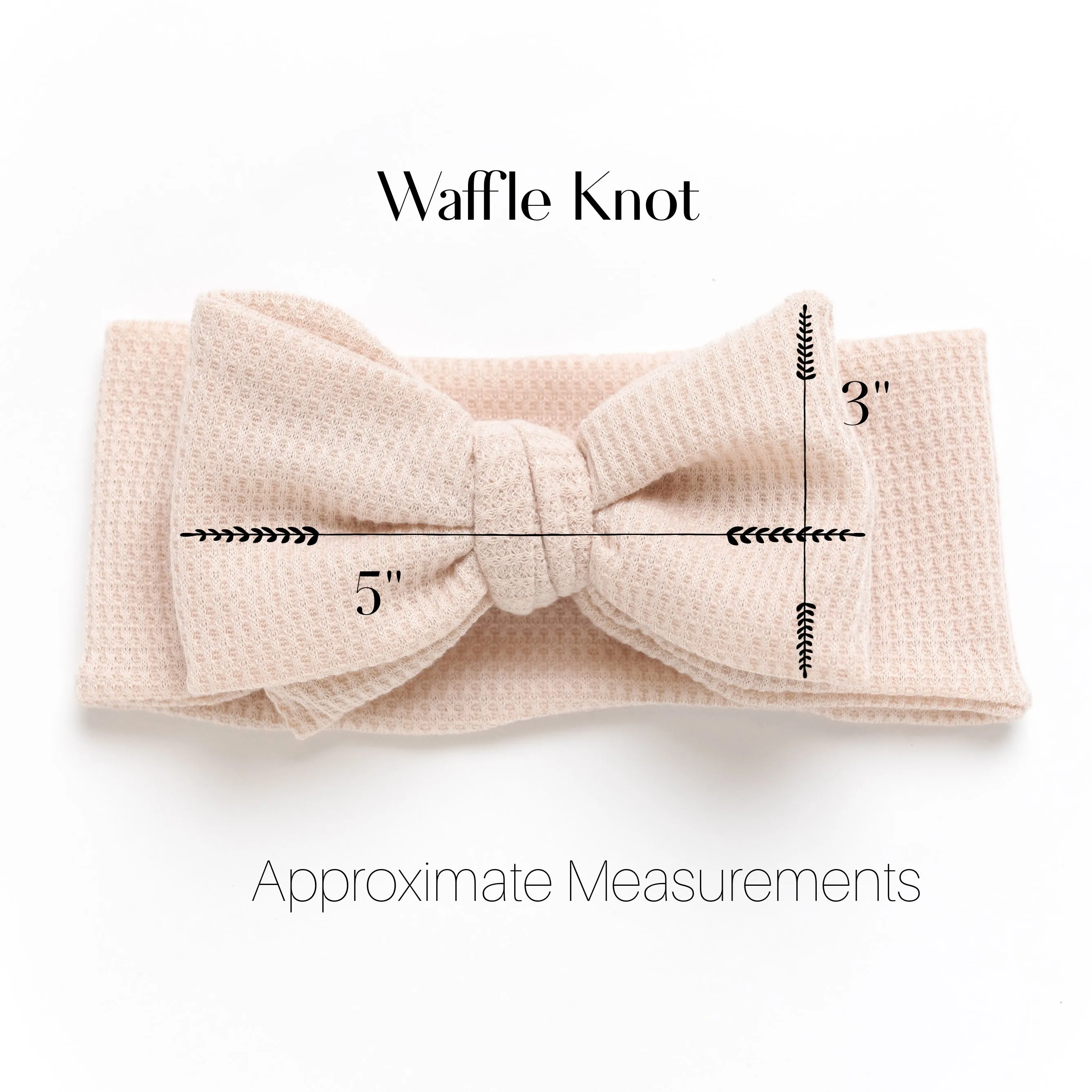 Jumbow Waffle Knot - Cream