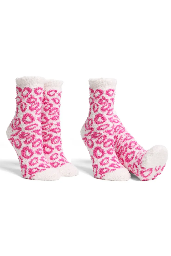 Leopard Patterned Luxury Soft Socks