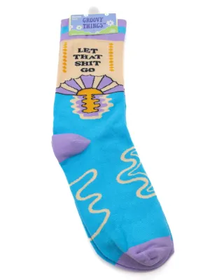Let That Shit Go Women's Crew Sock