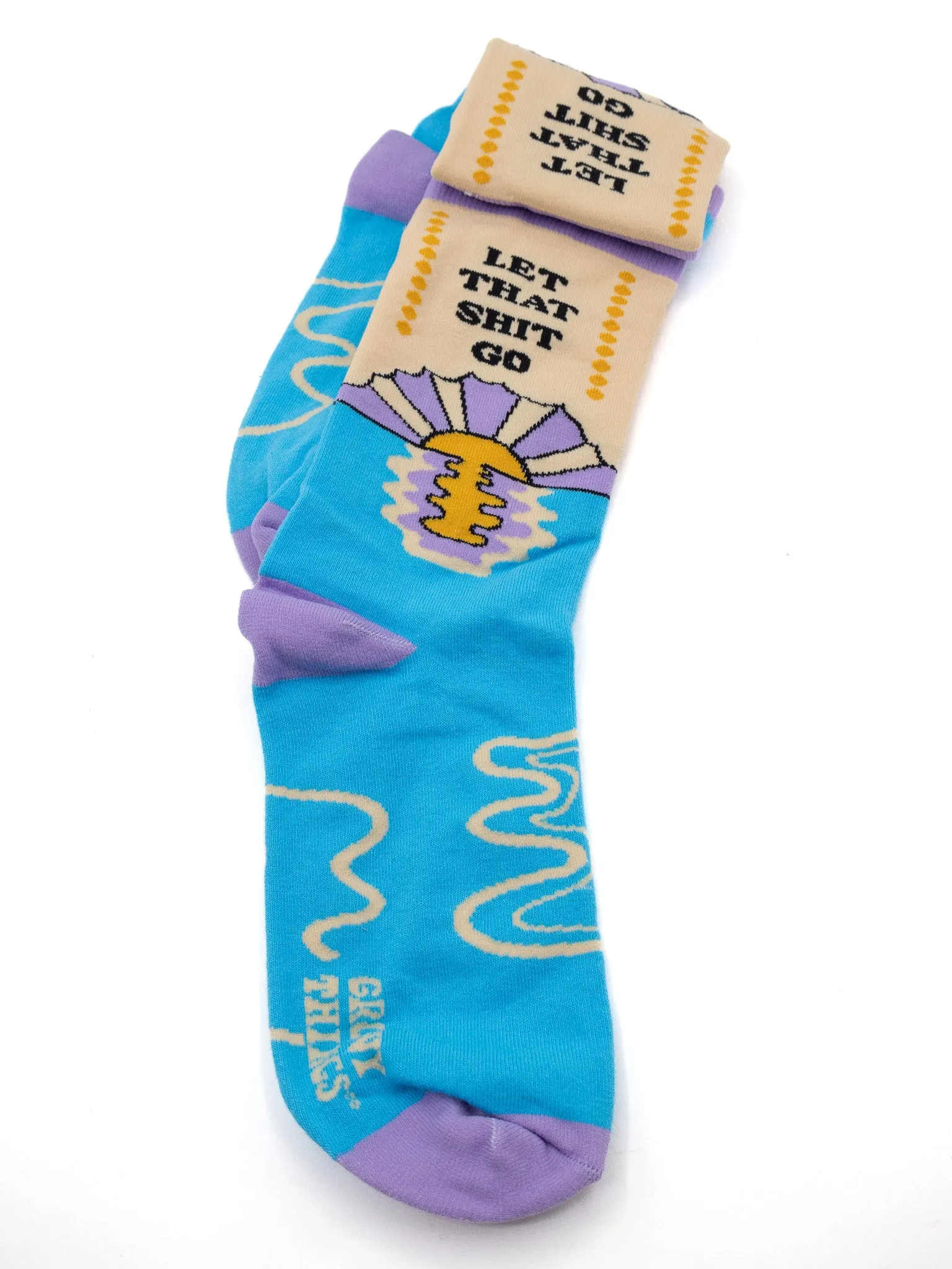 Let That Shit Go Women's Crew Sock