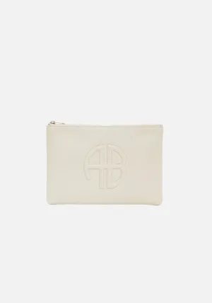 LILI POUCH SAND PEBBLED