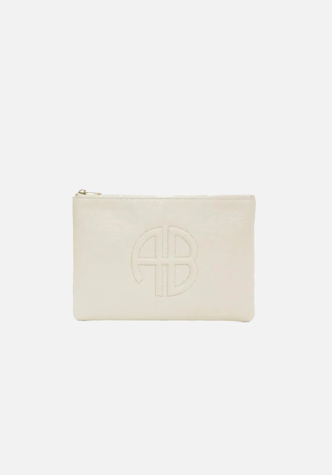 LILI POUCH SAND PEBBLED