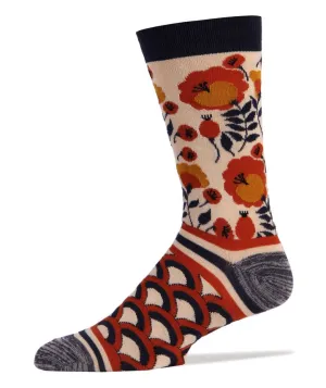 Men's Bamboo Crew Socks - The Wild!