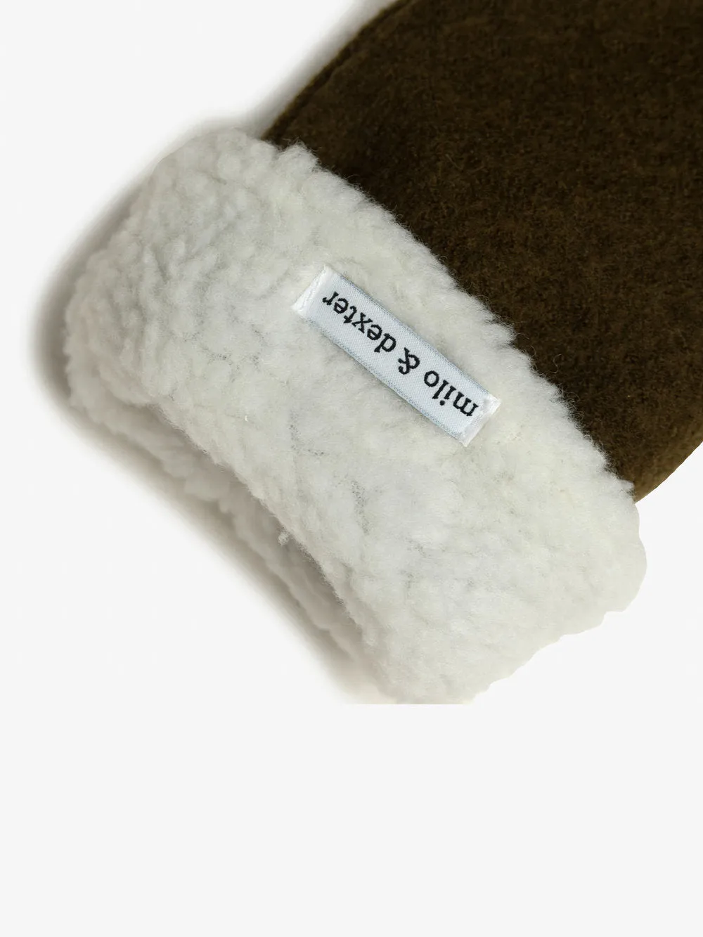 Merino Wool Mittens in Oregano