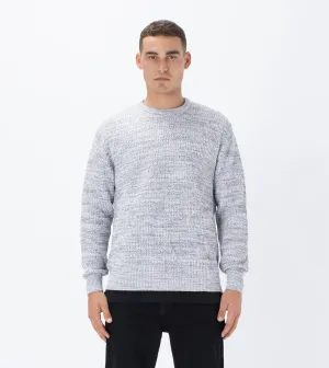 Moss Crew Knit Salt & Pepper