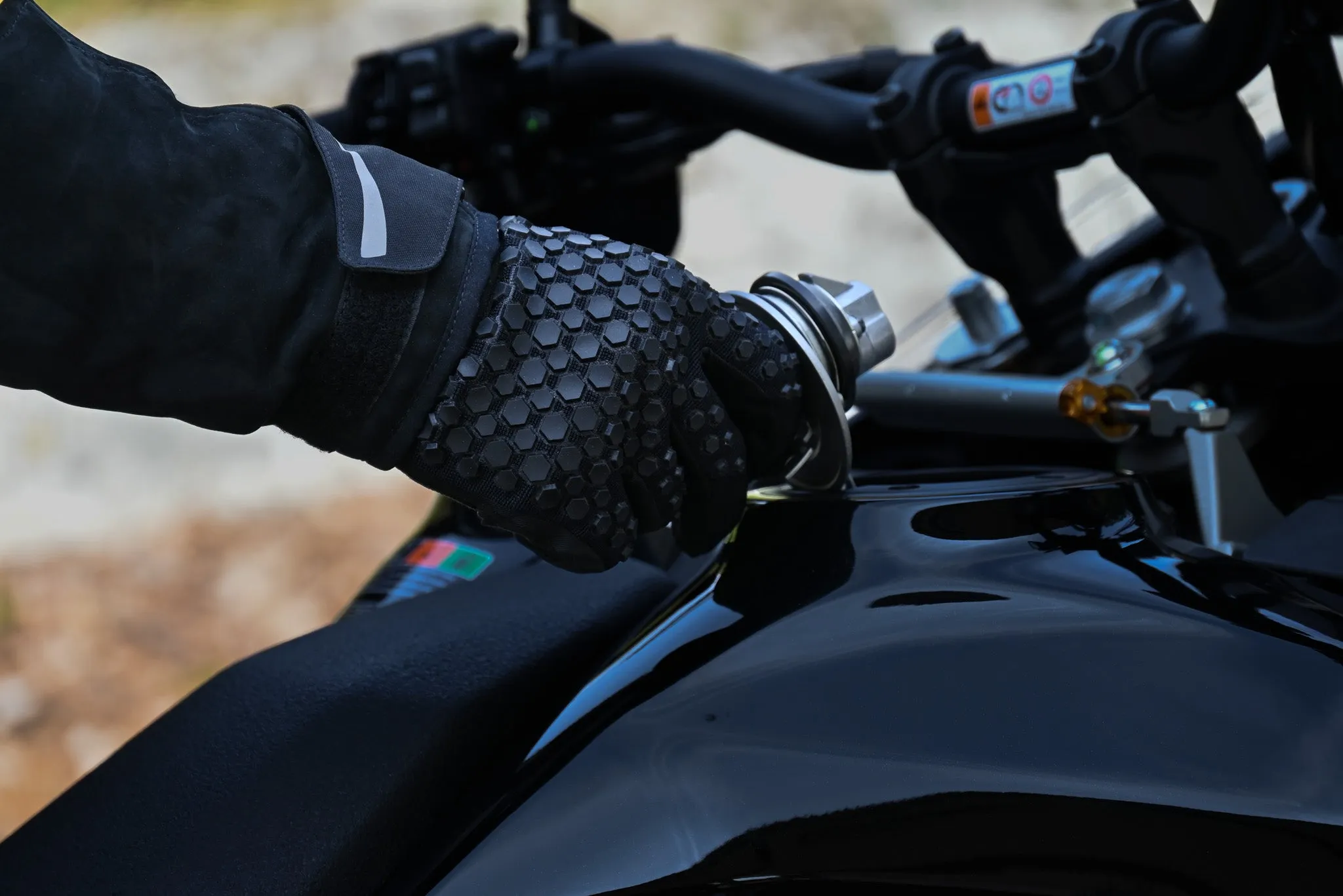 Motorradhandschuh AlpinHill Soft black
