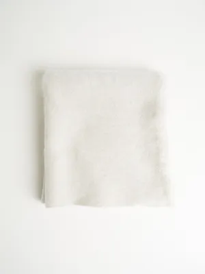 Nomad Dense Boiled Scarf in Natural Yak White