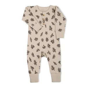 Organic Button Romper | Posy