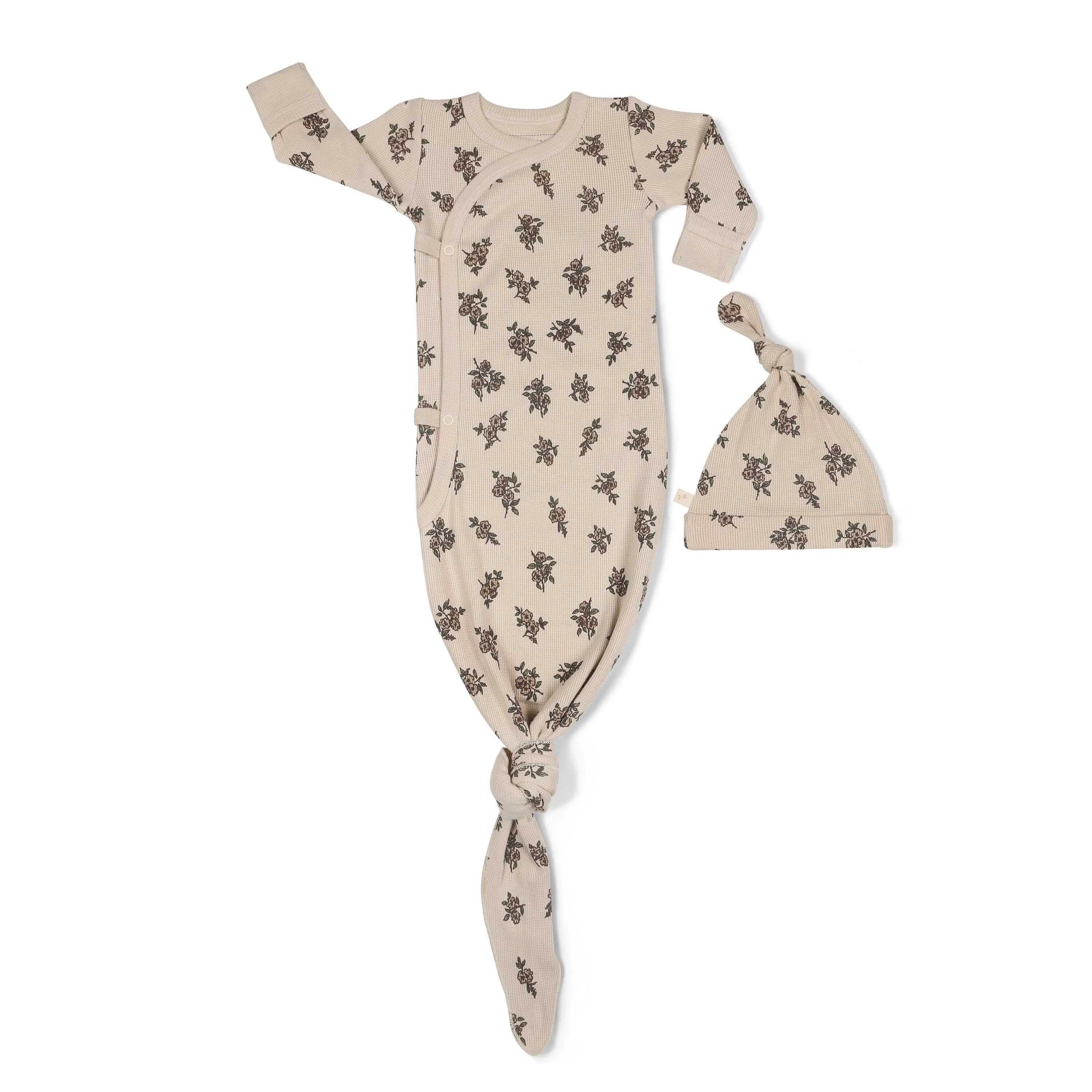 Organic Kimono Knotted Sleep Gown | Posy