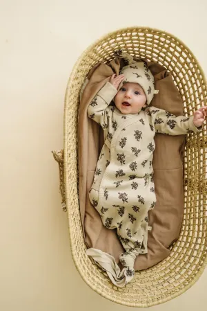 Organic Kimono Knotted Sleep Gown | Posy