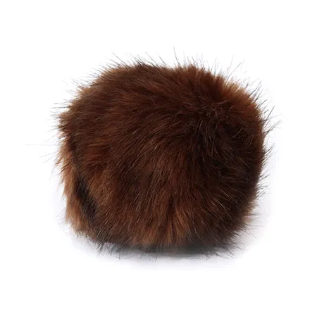 Polyester Pompom – Brown muskrat