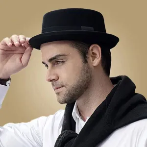 Pork Pie Hats Brim Wool Felt Jazz Hats