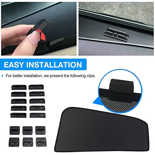 Privacy Sunshades for Tesla Model X (9 Piece Set)