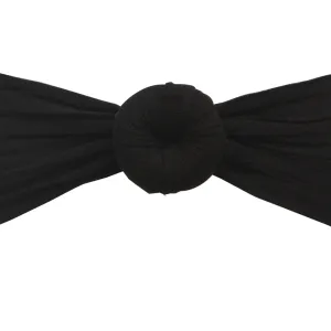 Round Knot Turban - Black