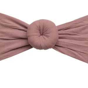 Round Knot Turban - Purple Grey