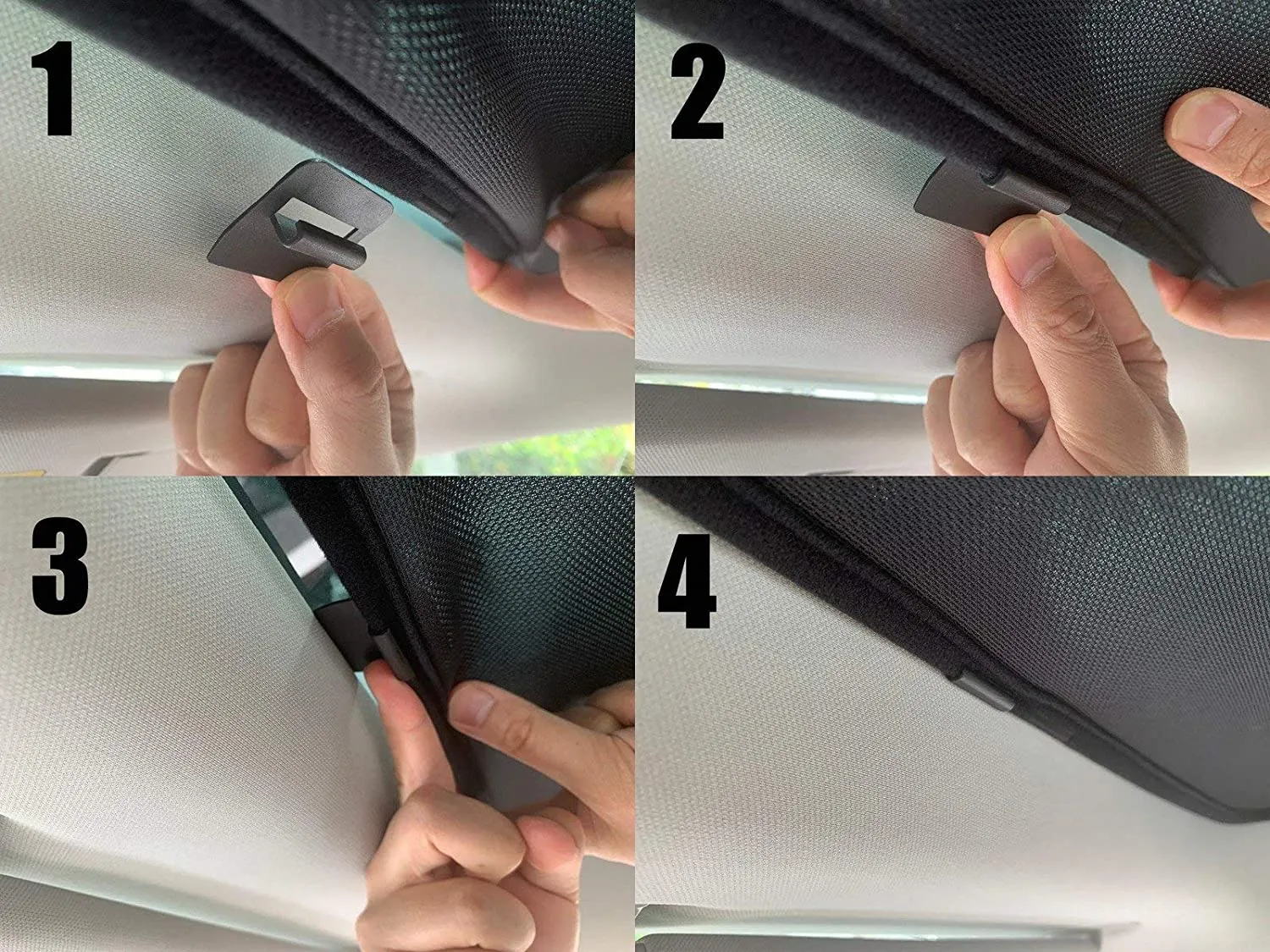 Tesla Model 3 2017-2025 | Roof Sun Shades| Car Shades | Snap Car Roof Sun Shades| Car Sun Shade