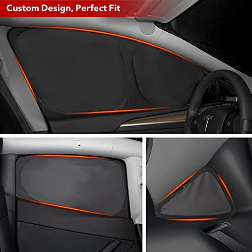 Tesla Model Y Privacy Curtains/Sunshades (7 Piece Set)