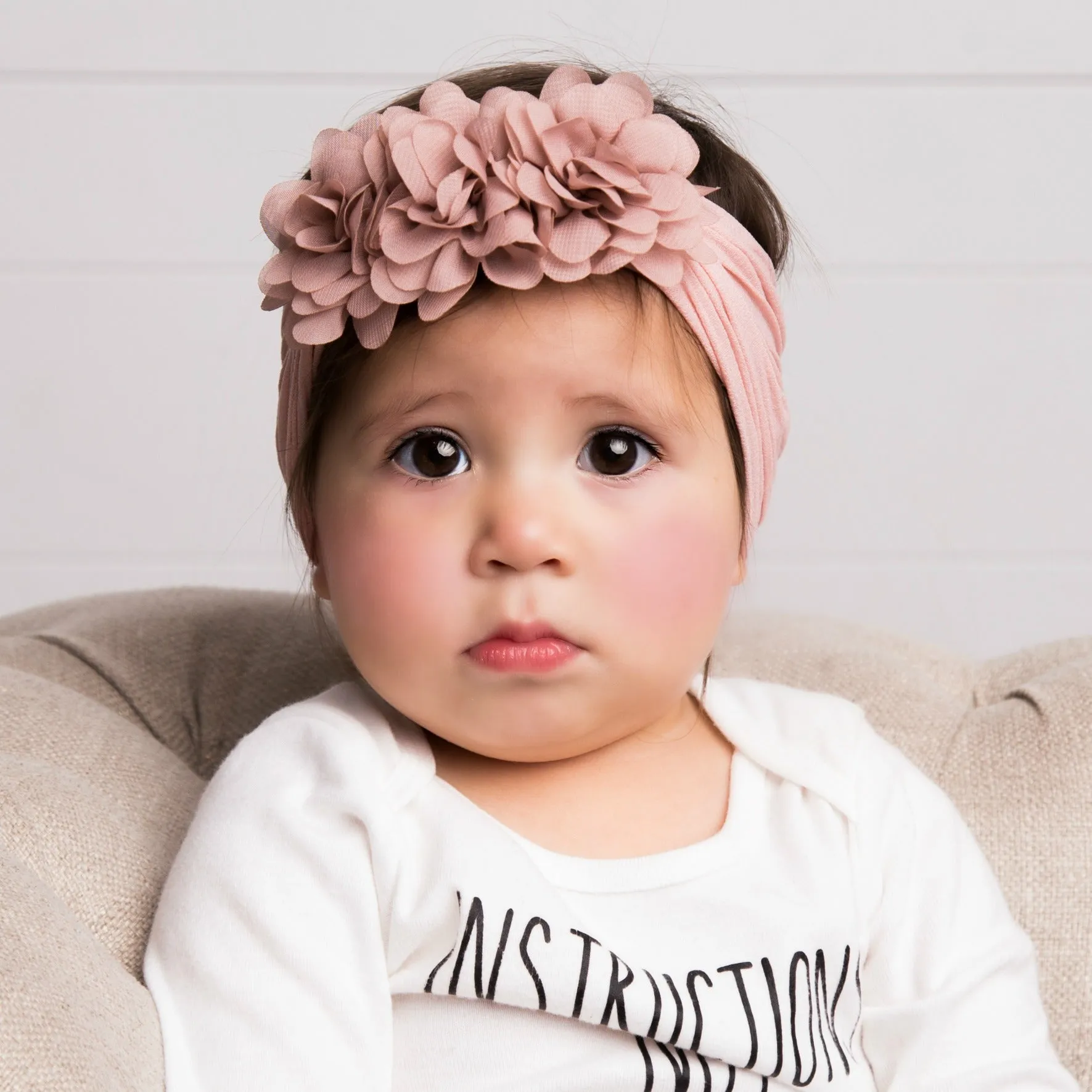 Trio Flower Headband - Orchid