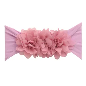 Trio Flower Headband - Orchid