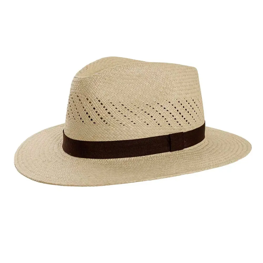 Tulum | Mens Panama Straw Fedora Hat