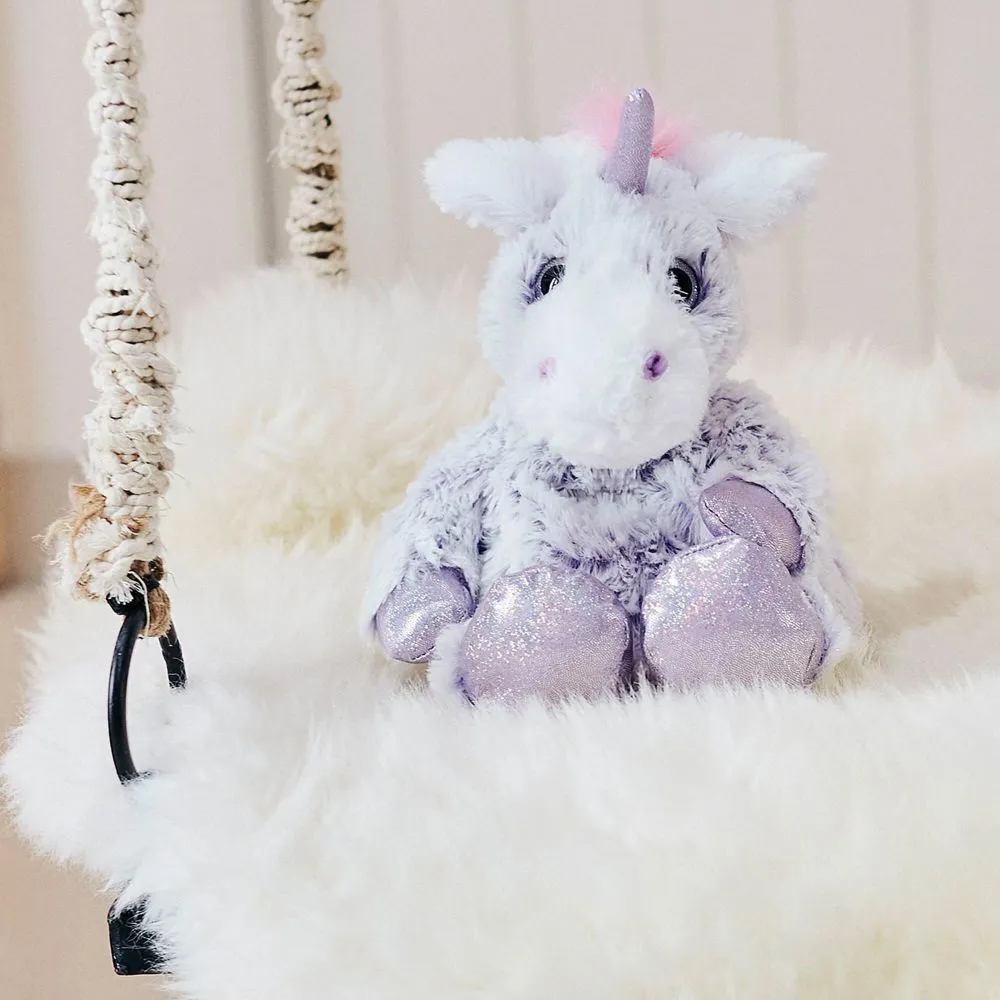 Warmies 13" Purple Unicorn Plush Unicorn Microwavable Soft Toy