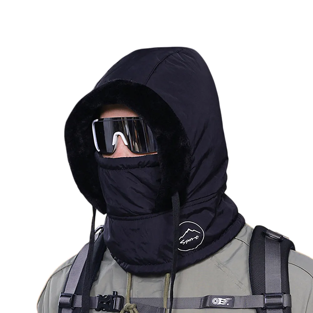 Winter Knit Balaclavas Beanie Trapper Hat Fleece Face Mask Neck Warmer Windproof Hood YZT0254